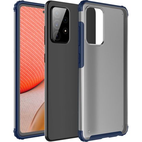 Erbord AntiDrop Matte Hybrid Hülle für Samsung Galaxy A72 5G, Blau (1/5)
