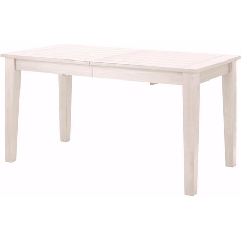 America-Table de salle à manger avec rallonge 180 cm 8 places en Pin Blanc (1/3)