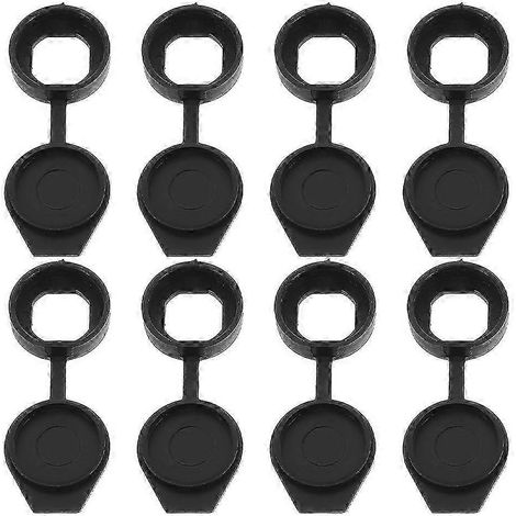 Ensemble de 32 pièces de couvercles étanches pour trous de serrure, compatibles avec les couvercles de trous étanches à la poussière pour armoires de commande et les boîtiers industriels. (1/5)