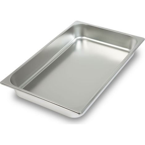 Bac GN 1/1 en acier inoxydable 65mm – Résistant aux rayures – Température de -40° à +300°C – Pour bain-marie et conservation