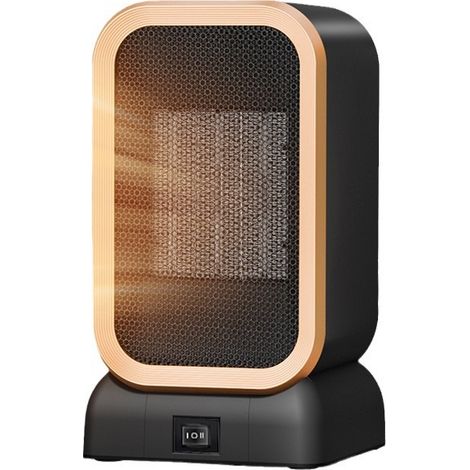 Mini Radiateur Soufflant, Chauffage d'appoint 1000W PTC Radiateurs Soufflants à Économie D'énergie,2 Modes de Chauffage Petit Chauffage D'appoint, 2s de Chaleur Rapide pour Bureau,Salon,noir (1/5)