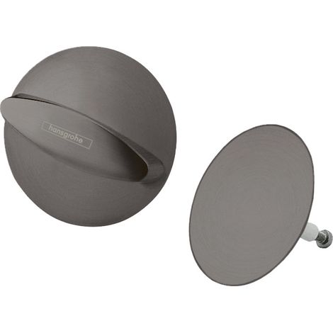hansgrohe Flexaplus Set esterno scarico e troppopieno, cromo nero satinato, 58185340