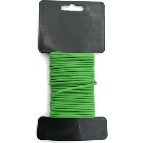 2 fils de fer de jardin 2,5 mm x 10 m, attache flexible pour plantes, maillon G (1/3)