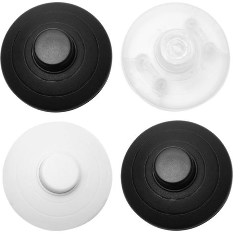Interrupteur à Pied Rond pour Lampe sur Pied Facile à Utiliser et Installer en Pp Lot de 4 pour Lampes les Foyers et Entreprises (1/5)