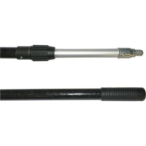 Teleskopischer Aluminium- und Glasfasergriff 2 x 1,20 m - Pronet