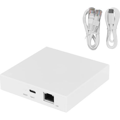 Compatible Matter Gateway, Thread Hub, pont Zigbee, compatible avec Alexa, Google, Apple HomeKit, SmartThings et Tuya, hub LAN filaire