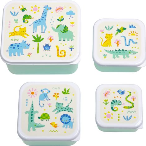 A little lovely company - Lunch & Snack Box Set - Jungle