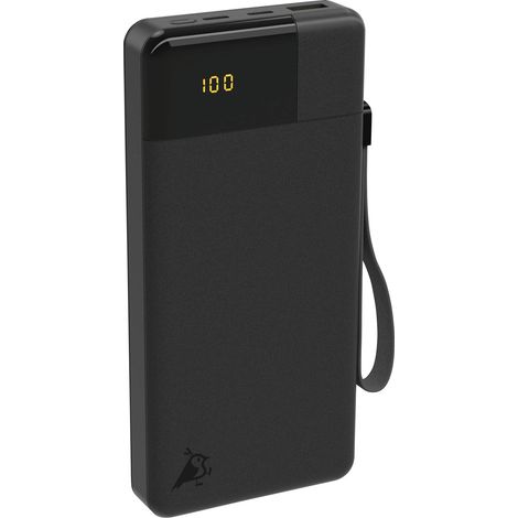 AQIILA Powerbank Powerbird B20+, 65 W, 20 000 mAh, 1x USB-A, 2x USB-C, noir (1/5)