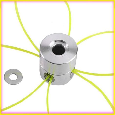 keenso Tête de Universal Aluminium Alloy Strimmer Trimmer Head String Set For Gasoline Grass piscine controle (1/5)