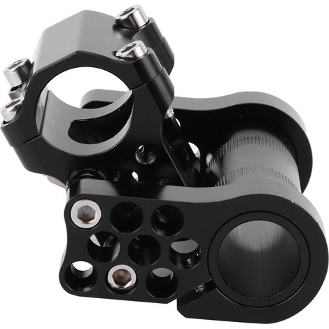 Potence double réglable pour vélo pliant 25,4 mm, en alliage d'aluminium CNC, accessoire de vélo (1/5)