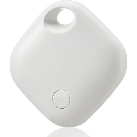 Android Smart Tag, Rechargeable Smart Tag, Compatible avec Google Mon Appareil Trouver l'application Android Uniquement pour Clés, Bagages, Valise, Portefeuille, Blanc-ARCAN (1/5)