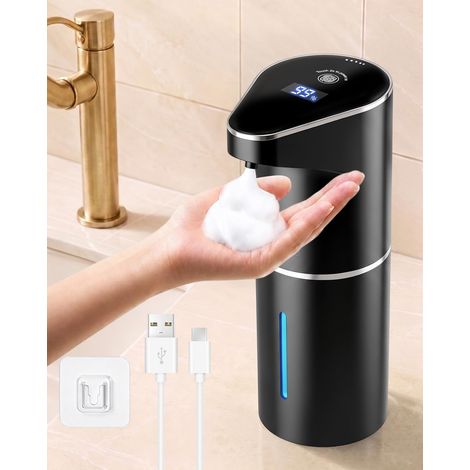 Distributeur Savon Automatique Mousse 350 ML,Écran numérique, 6 Niveaux, (1/5)
