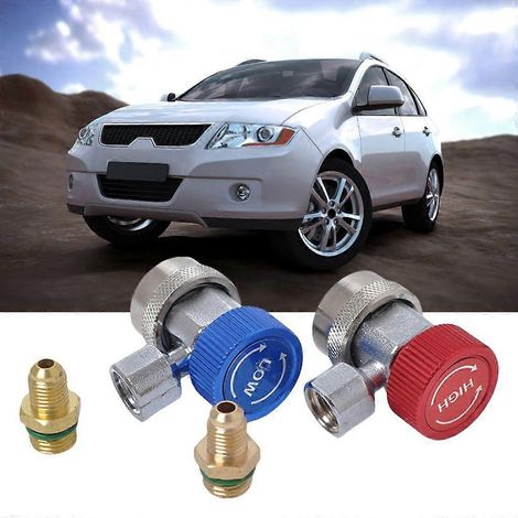 Adaptateur pour climatiseur de voiture avec raccord rapide et accessoire (1/4)