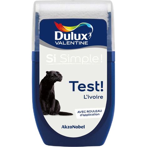 Dulux Valentine Si Simple - Peinture toutes pièces - Testeur Mat L'Ivoire 30 mL