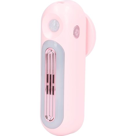 Neutralisateur d'odeurs pour réfrigérateur avec capteurs intelligents, 5 V, 120 mA, veilleuse, rechargeable par USB, neutralisateur d'odeurs électrique pour placards, rose (1/5)