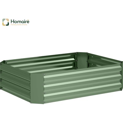 HOMAIRE Hochbeet aus Stahl stapelbar für Garten und Balkon