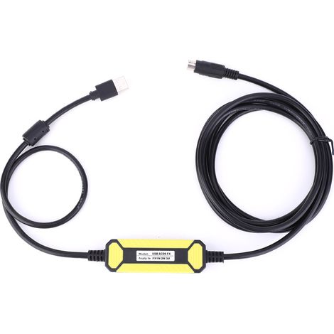 Programmierkabel passend für Mitsubishi FX1s 1n 2n 3U FX Serie SPS USB-SC09 FX 2,5 Meter (1/5)