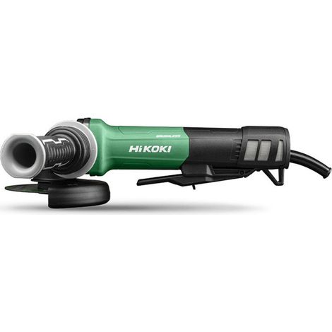 Smerigliatrice Ø125 Brushless 1320W - HIKOKI - G13BYEQ2WDZ con interruttore ‘uomo morto’, freno, anti-ripartenza