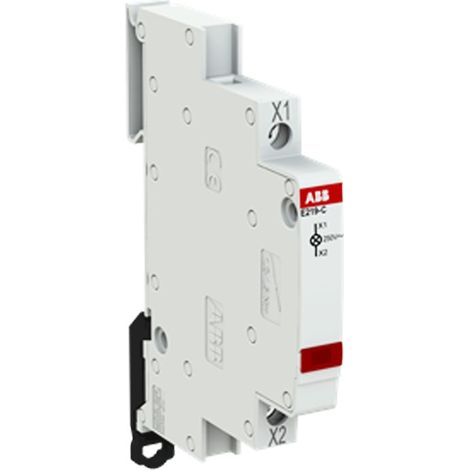 Lámpara modular monofásica LED roja 115-230 VCA E219-C 2CCA703401R0001