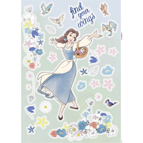 Stickers muraux- Belle find your Wings (1/2)