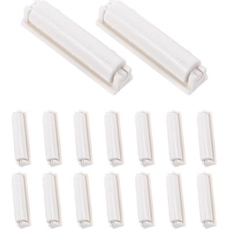 Rouleau de Rechange pour Porte-Papier Toilette en Plastique Blanc, 16 Déroulement Fluide, Format Compact, Installation Facile, Usage Salle de Bain et Chambre (1/5)