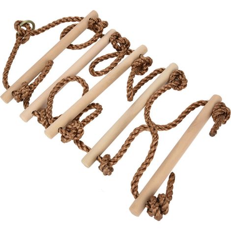 Échelle de corde d'escalade pour enfants - Jeu de grimpe et balançoire jardin, équipement d'exercice extérieur
