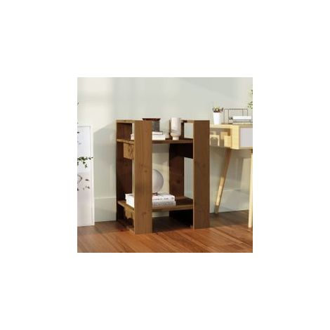 Bibliothèque-Séparateur de pièce Marron miel 41x35x57 Pin (1/5)