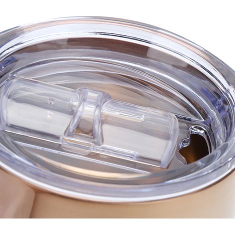 Mug rétro en acier inoxydable 304 à double paroi anti-brûlure avec couvercle, idéal pour les pique-niques et les barbecues. (1/5)