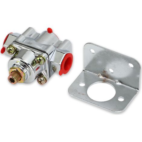 Régulateur de pression de carburant en alliage de zinc 1‑4 PSI, orifice NPT 3/8 po, référence 12‑804, pour carburateurs Edelbrock (1/5)