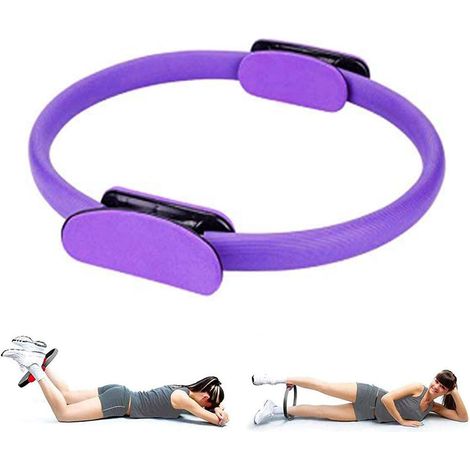 Anneau de Pilates - Cercle magique de fitness incassable de qualité supérieure pour tonifier cuisses, abdominaux et jambes, accessoire de renforcement musculaire pour exercices à domicile (1/5)