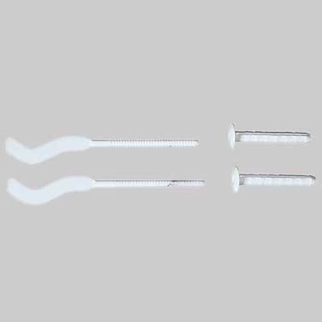 MENSOLA PER RADIATORI IN ALLUMINIO SEZIONE PIATTA 3 MM - Mensola Ø 8,8x170 - Tassello Ø 12x83