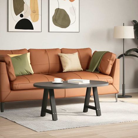 Maison Exclusive - Couchtischbeine A-Form 2 Stk. Schwarz 38x(42-4