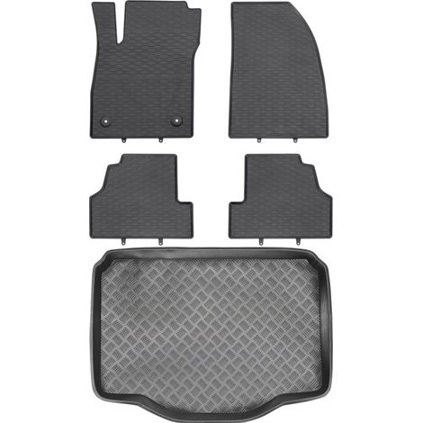 Chevrolet Trax Crossover 2013 SET - Alfombrillas de goma para coche + alfombrilla para maletero