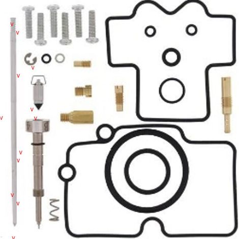 Kit de reparación de carburador Bearing Worx para Yamaha YZ 250F '05-'07 (26-1278)