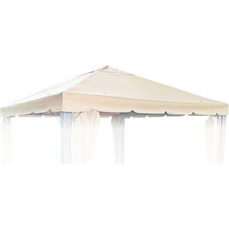 Pavillion Ersatzdach Natur für 3x3 Pavillon Pavillondach Partyzelt Dachplane