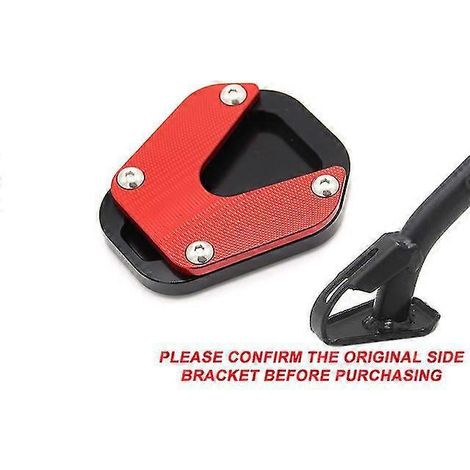 Passend für Benelli TRK702 TRK 702 X 20222023 Motorrad CNC Seitenständer-Verlängerungsplatte --B ROT OHNE LOGO
