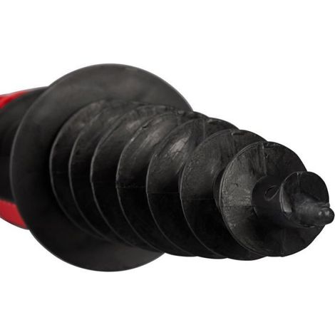 noir Pied, Porte-parasol, Support à vis, Douille de sol, Diamètres 19-32 mm, Camping, Plage, rouge (1/5)