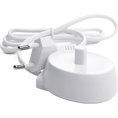 Chargeur pour brosse à dents électrique Oral-B avec support pour brosse à dents blancAZC blanc (1/2)