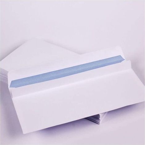 Self-adhesive white mailing envelopes – Pack of 50, A4 size, ideal for home and office mail