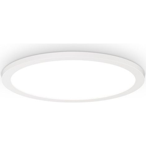 Ideal Lux FLY 35cm Semi Plafonnier LED Intégré Blanc, 4000K, IP40
