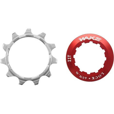 Cassette de vélo WAKE, roue libre, pignon, pièces détachées pour vélo de route, 8, 9, 10, 11 et 12 vitesses, pignon 11 dents (1/5)