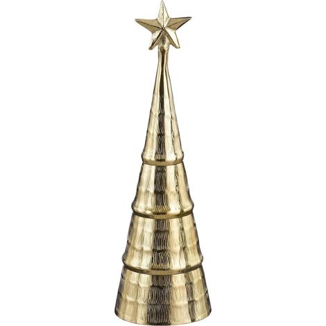 Mica Decorations Sapin de Noël décoratif Or H36xl11xL11cm (1/3)