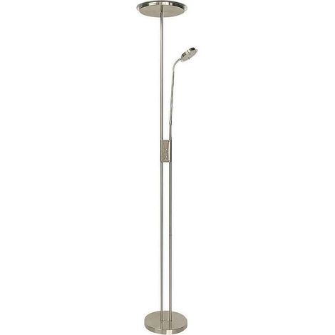 Floor de living room antares 20w+7w 4000k w/lector leather 183x25x25 cm tactile w/ dimmer & memory (1/3)