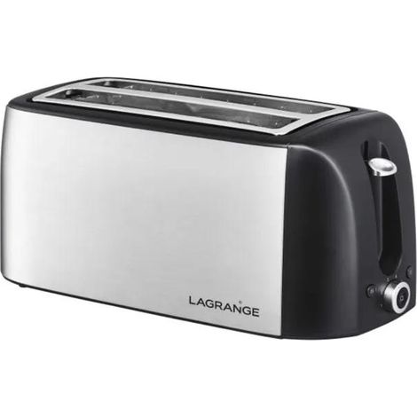 Lagrange 519010 Edelstahl-Toaster mit extra langen 2 Schlitzen