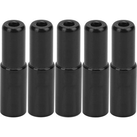5-mm-Bremszugkappe aus Aluminiumlegierung für Mountainbikes, Schwarz (1/5)