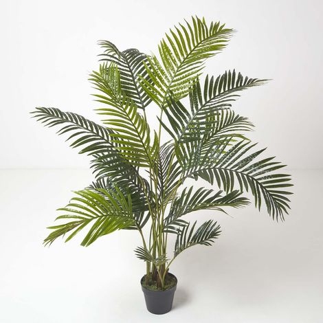 HOMESCAPES Künstliche Areca-Palme im Topf, 160 cm hoch