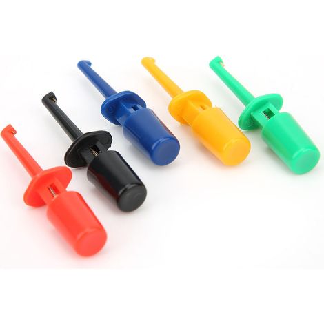 Ensemble de 20 accessoires pour multimètre : petites sondes de test colorées à fixation auto-agrippante pour les tests électroniques (1/5)