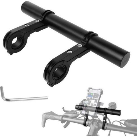Support D'extension De Guidon - Aluminium - 30 Cm - Pour Eclairages Compteurs Et Cameras - 1 Piece (1/5)