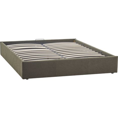 Letto contenitore luna rettangolare 160x200 cm verde - Atmosphera créateur d'intérieur