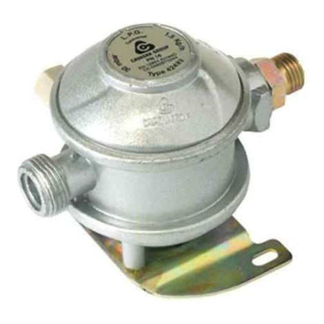 Détendeur gaz Butane/Propane 1,5kg/h – Pression 30 mbar – Raccord M20x150 – Sortie M16x150 – Type 424RV – Diamètre 10